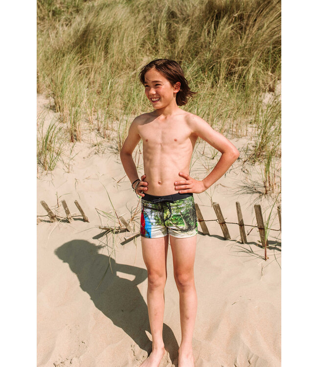 Just Beach Jongens zwembroek - Nevada - Parrot island