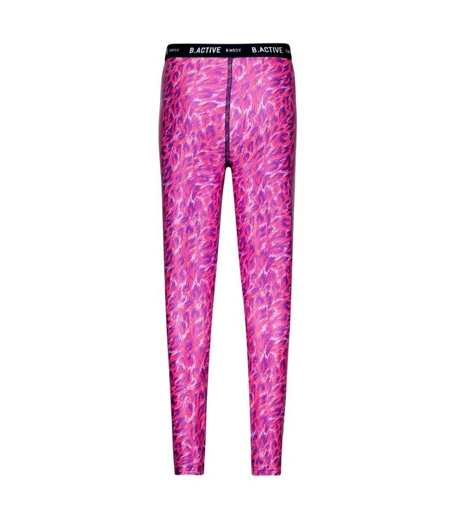 B.Nosy Meisjes sport legging print Active - Amber - Panter veer