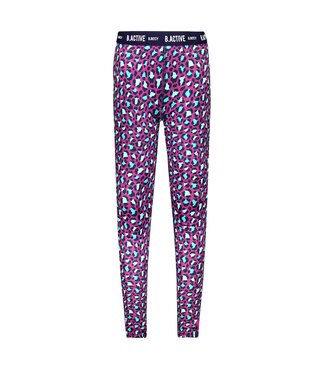 B.Nosy Meisjes sport legging print Active - Amber - Active aqua panter