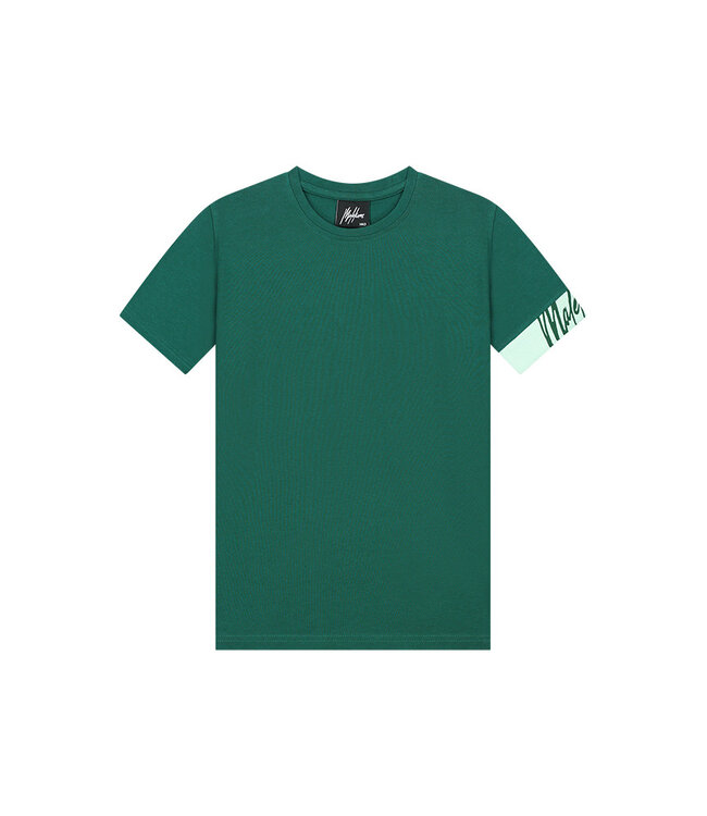 Malelions T-shirt captian 2.0 - Donker groen / Mint