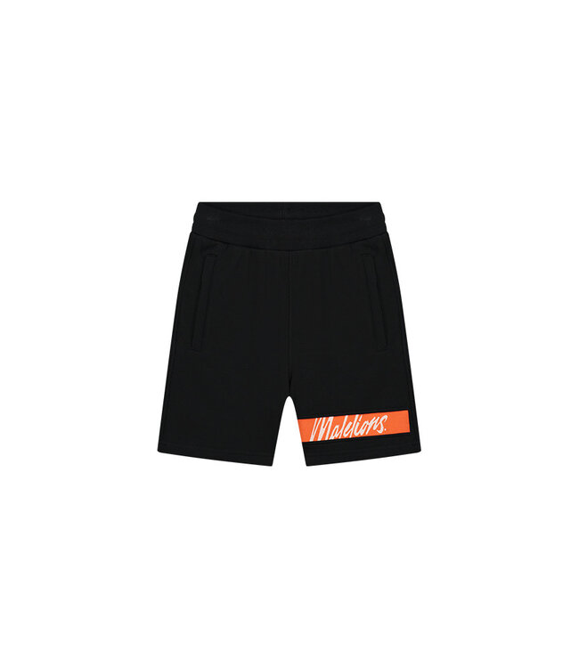 Malelions Short captain 2.0 - Zwart oranje