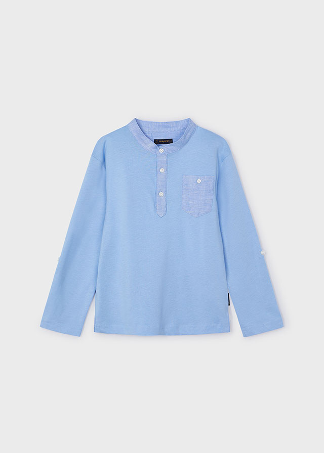 Mayoral Jongens polo shirt - Licht blauw Mayoral Jongens polo shirt - Licht blauw