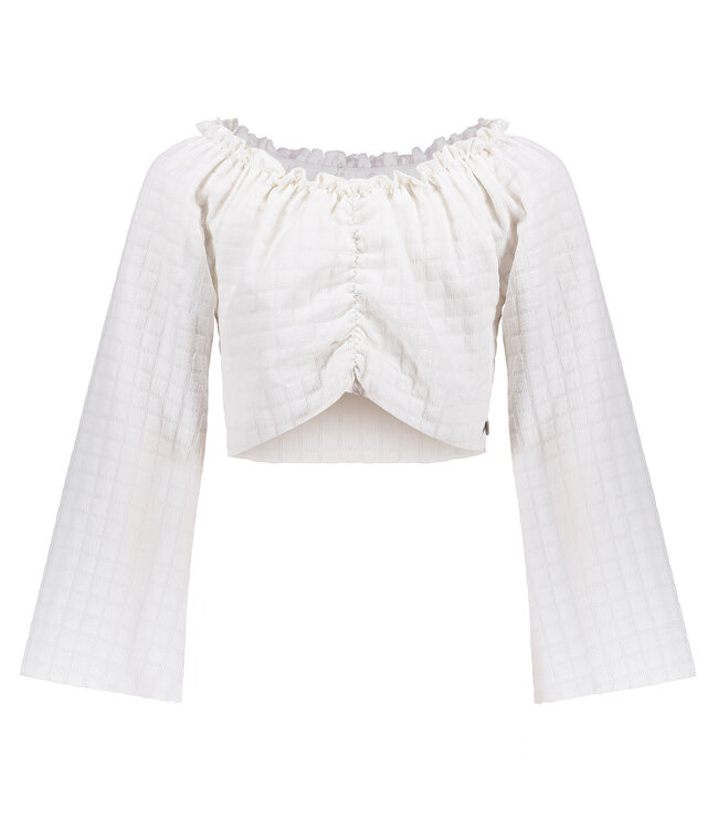 Frankie & Liberty Meisjes blouse - Melissa - Krijt wit