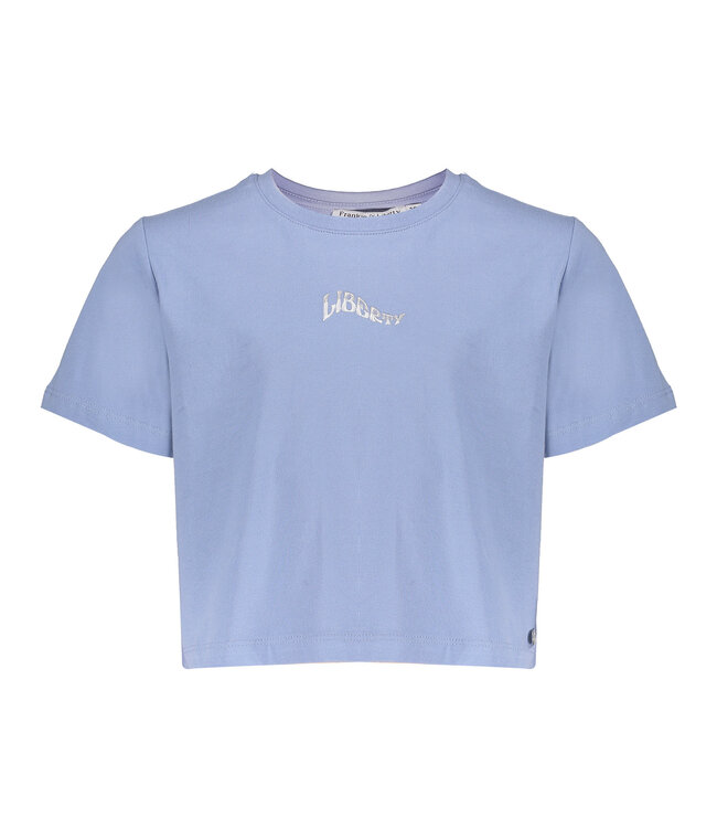Frankie & Liberty Meisjes t-shirt - Marlous - Hemels blauw