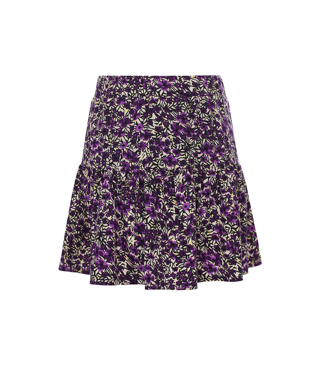 LOOXS 10sixteen Meisjes broek/rok print - Paars bloemen