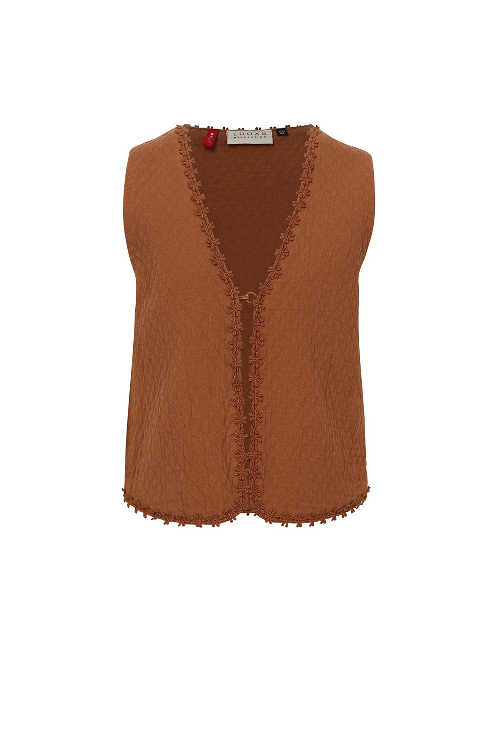 LOOXS Little Meisjes gilet - Caramel afbeelding