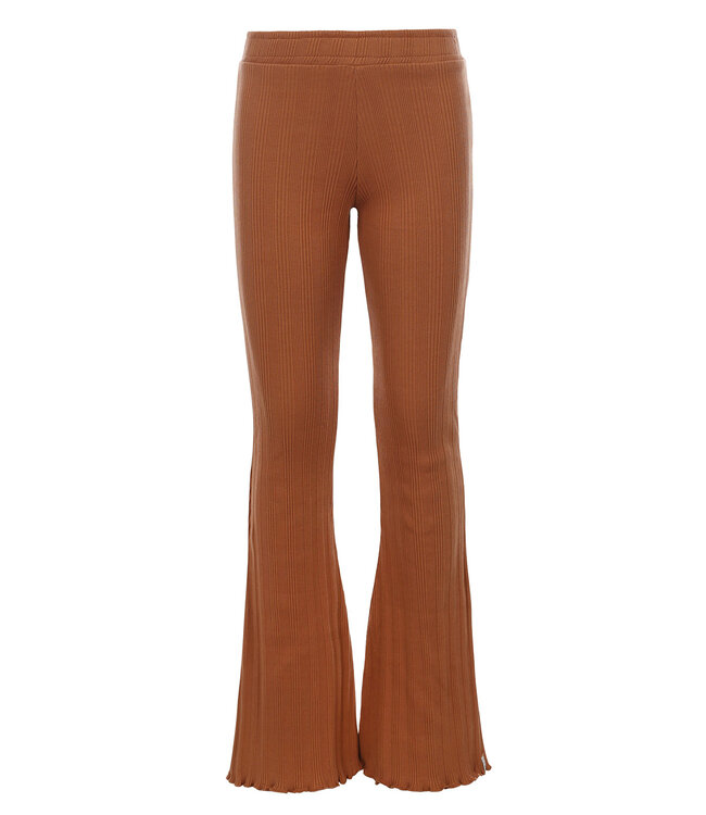 LOOXS Little Meisjes flair broek rib - Caramel