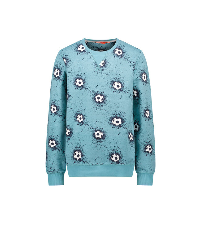 Tygo & Vito Jongens sweater - Jesse - Aqua blauw