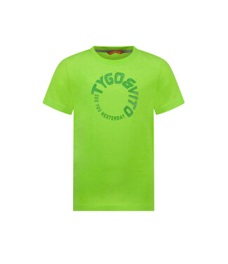 Tygo & Vito Jongens t-shirt - James - Groen gecko
