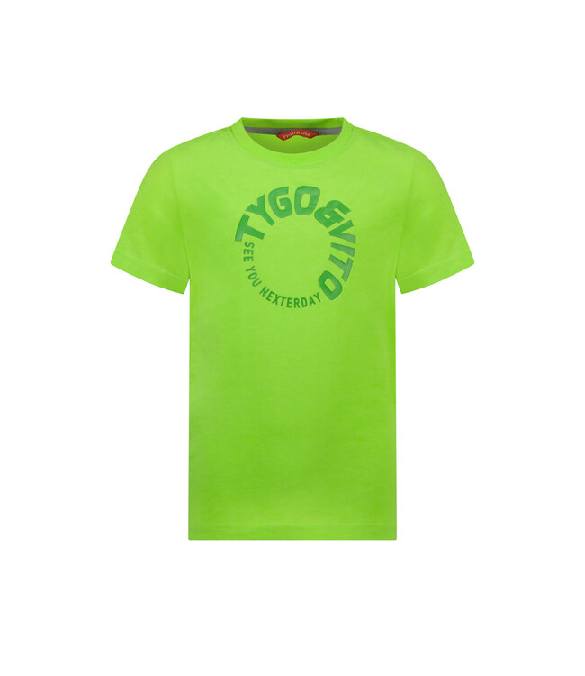 Tygo & Vito Jongens t-shirt - James - Groen gecko