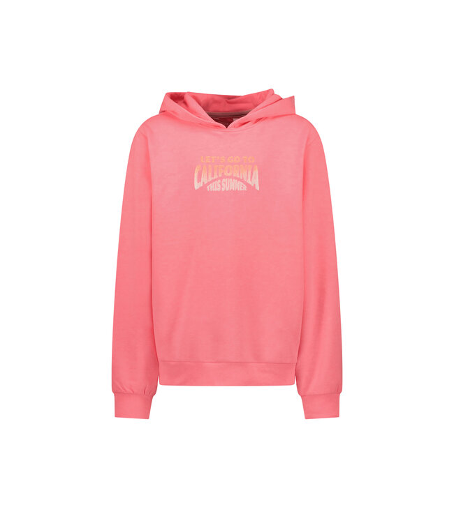 Tygo & Vito Meisjes hoodie - Mila - Neon roze