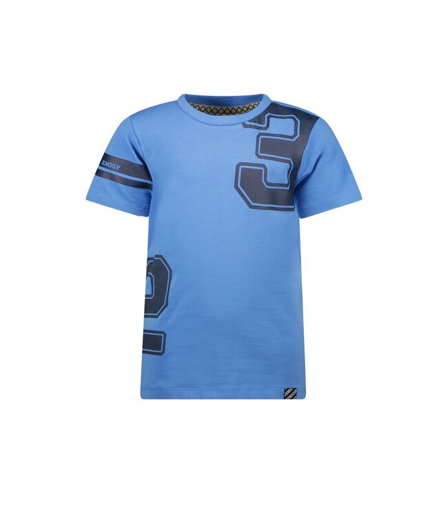 B.Nosy Jongens t-shirt - Puk - Soft blauw