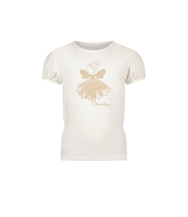 Le Chic Meisjes t-shirt artwork - Noms - Off wit