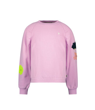 Like Flo Meisjes sweat top - Lilac