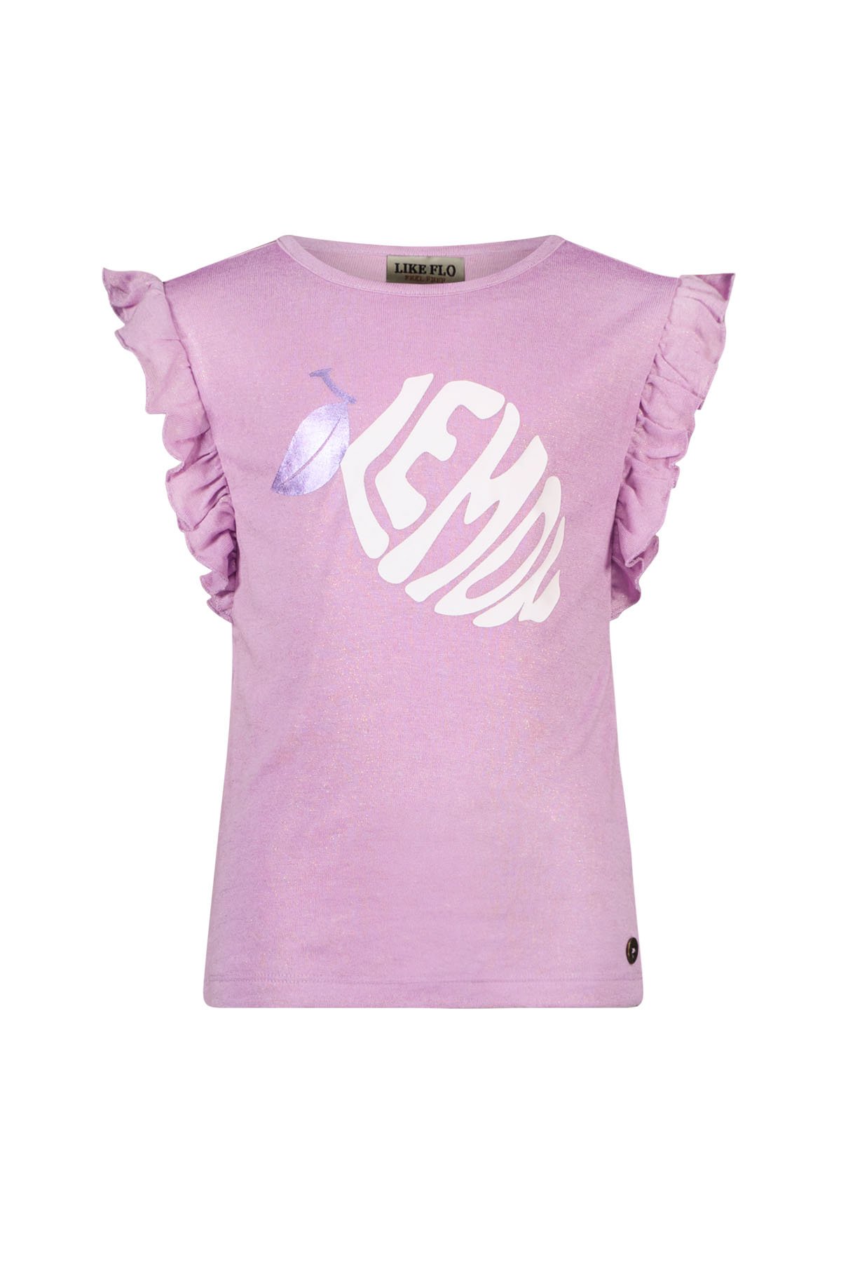 Meisjes t-shirt slub - Lilac