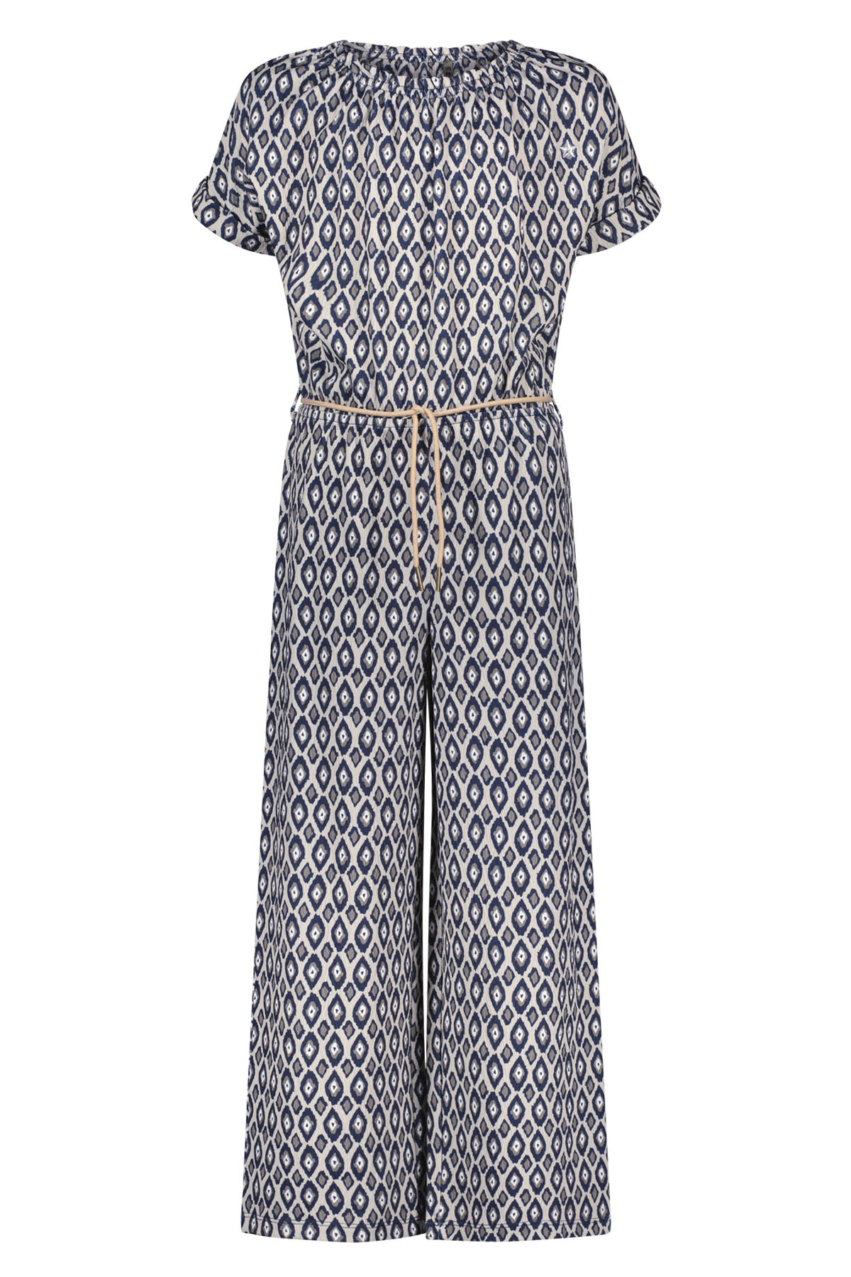 Like Flo F402-5023 Meisjes Jumpsuit - Panter Ikat - Maat 146