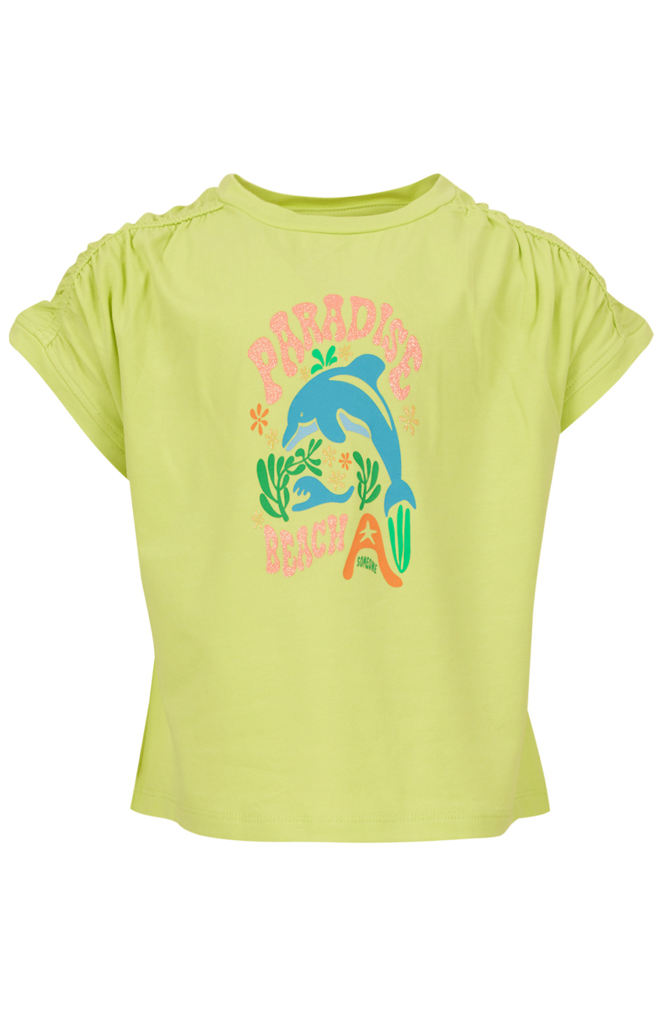 Someone Meisjes t-shirt - Rhodos-SG-02-A - Fluo geel