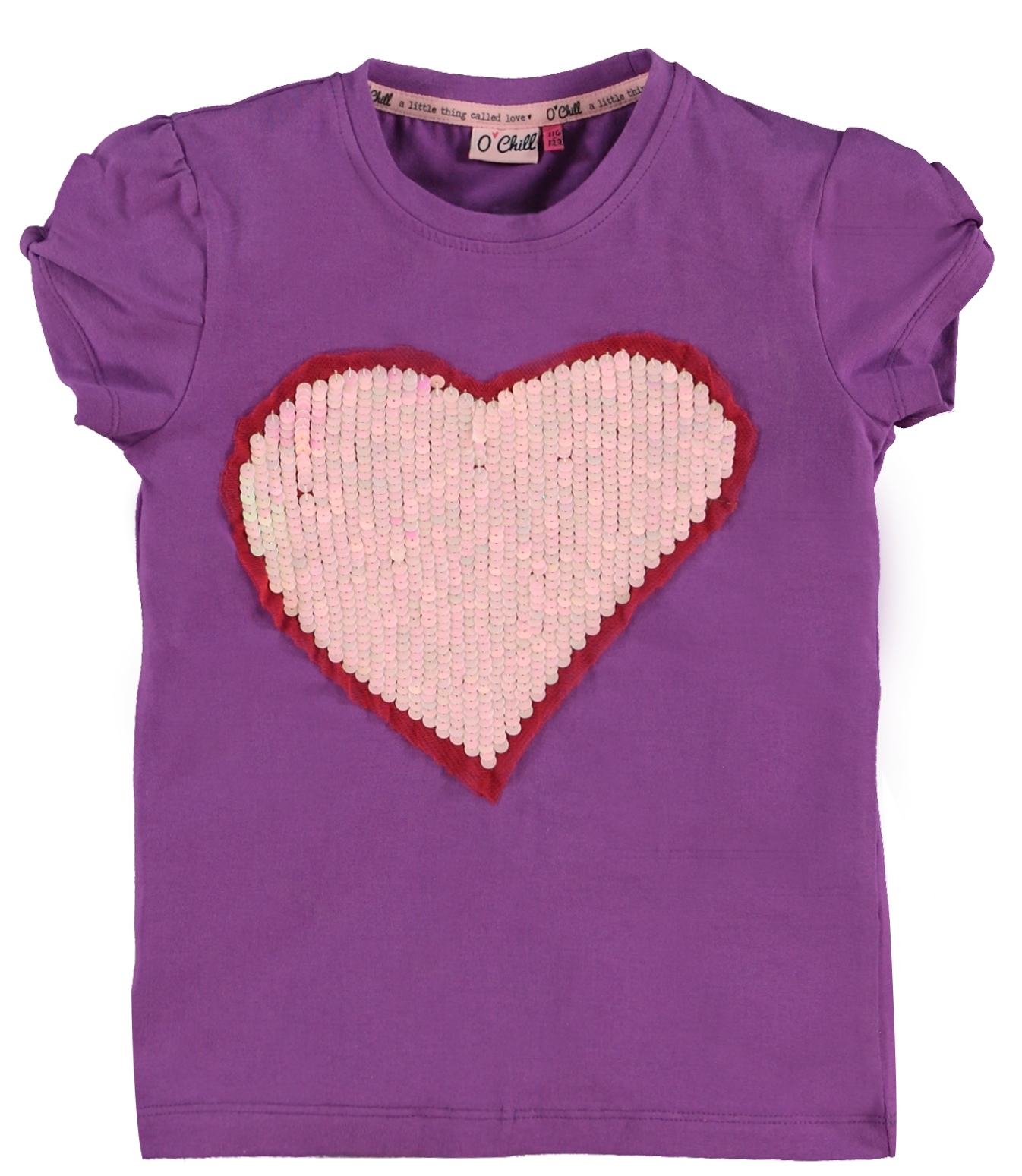 Meisjes t-shirt - Abigail - Paars