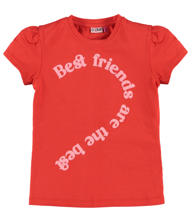 O'Chill Meisjes t-shirt - Elsie - Rood