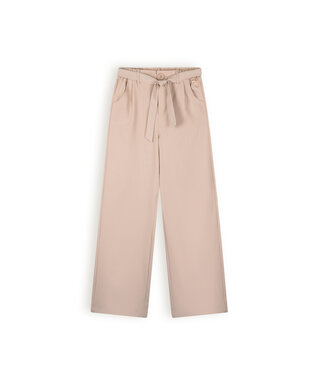 NoBell Meisjes broek krijtstreep widwe leg - Sayla - Zand blush