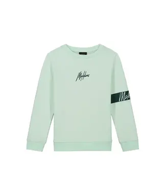 Malelions Sweater captain 2.0 - Mint / Donker groen