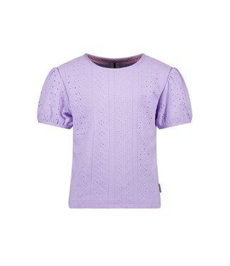 B.Nosy Meisjes t-shirt - Mila - Lt Lavender