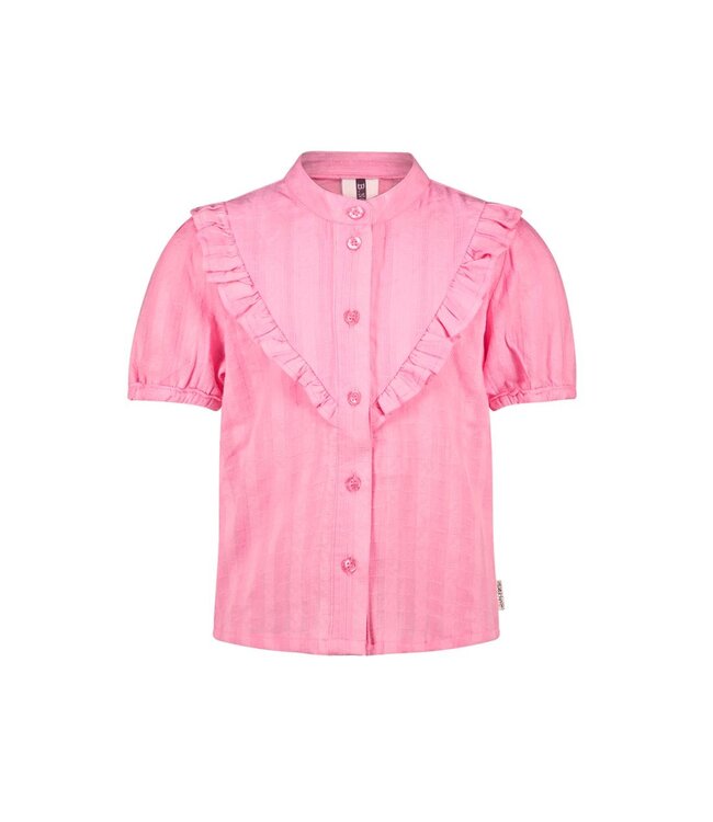 B.Nosy Meisjes blouse - Soof - Sugar roze