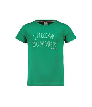 B.Nosy Meisjes t-shirt - Maud - Basil groen