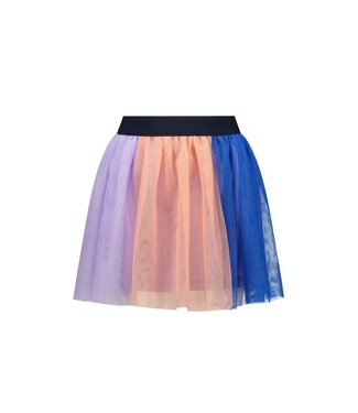 B.Nosy Meisjes rok mesh multi - Pippa - Soft blauw