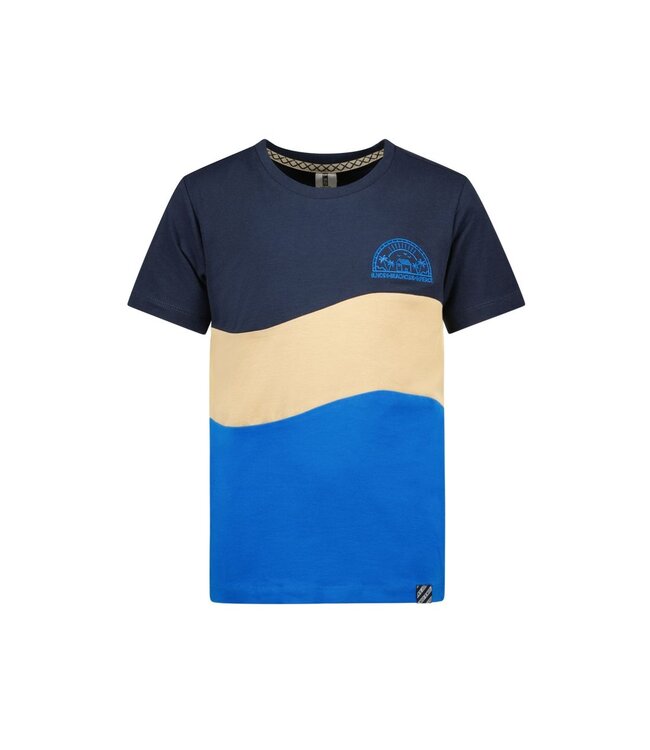 B.Nosy Jongens t-shirt - Fabian - Navy blauw