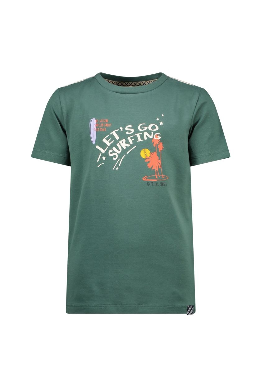 B. Nosy Y402-6450 Jongens T-shirt - Jasper Green - Maat 122-128