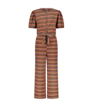 B.Nosy Meisjes jumpsuit - Babette - Blush aztec AOP