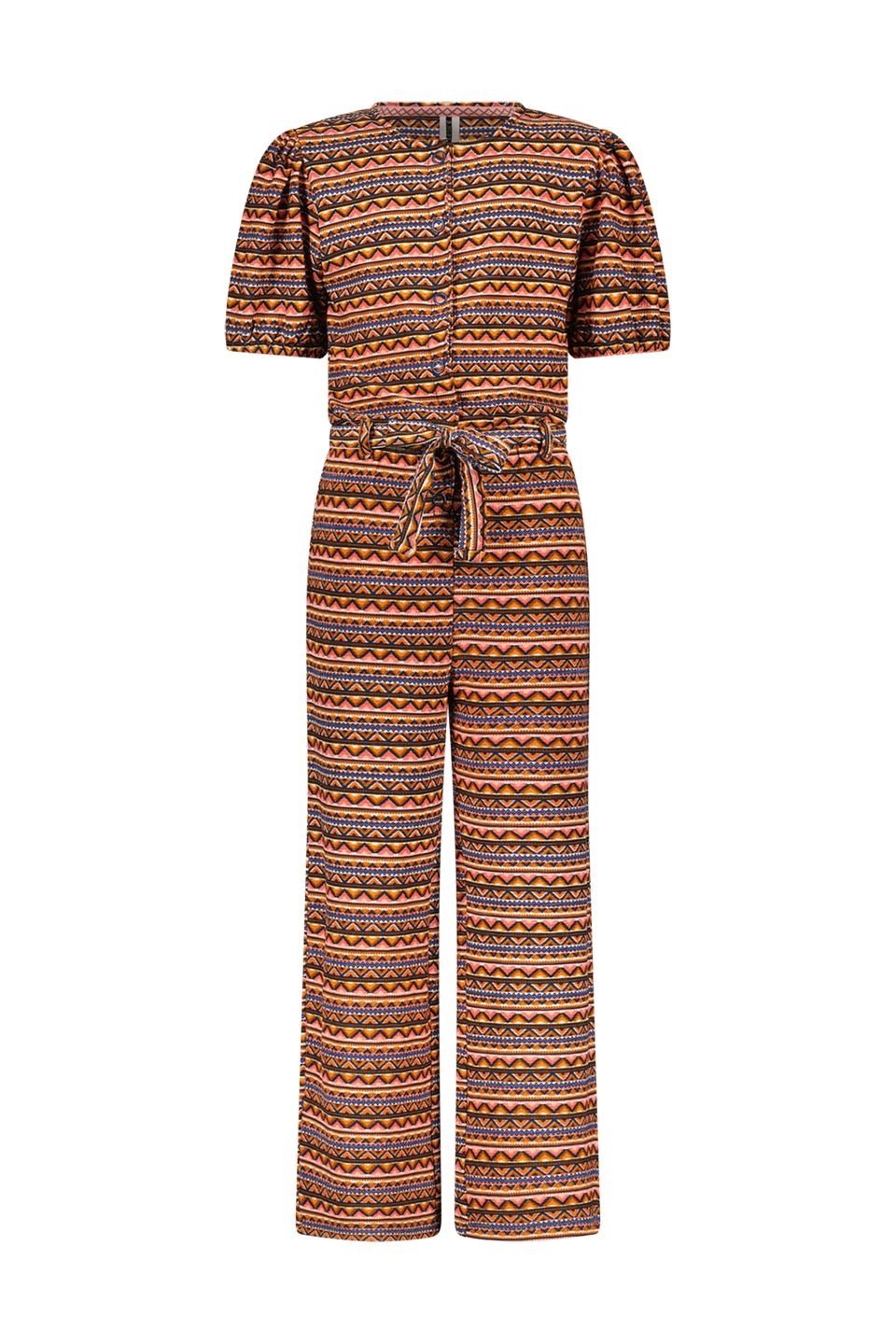 B.Nosy - Jumpsuit Babette - Blush Aztec AO - Maat 116