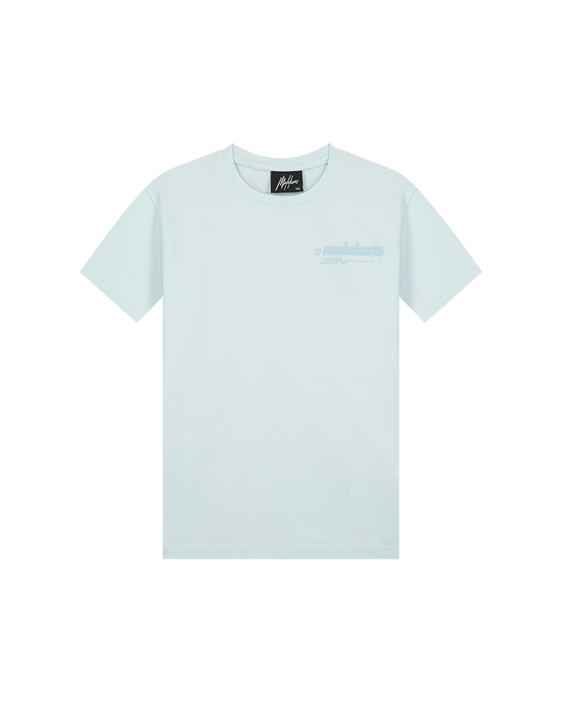 T-shirt worldwide - Licht blauw