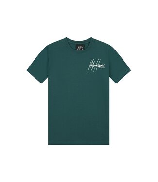 Malelions T-shirt space - Donker groen / Mint