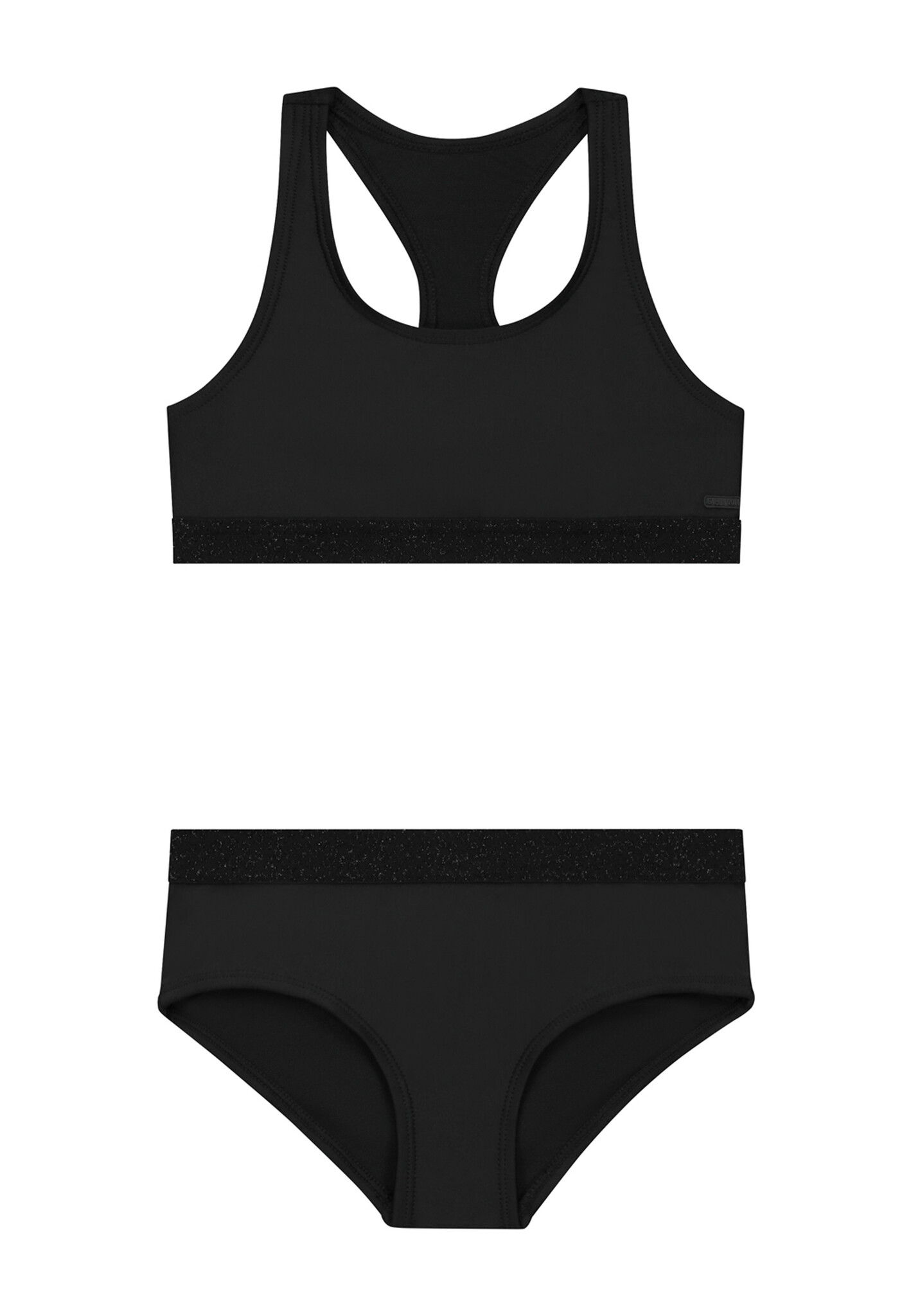 Shiwi Meisjes bikini sportief - Charlie - Zwart