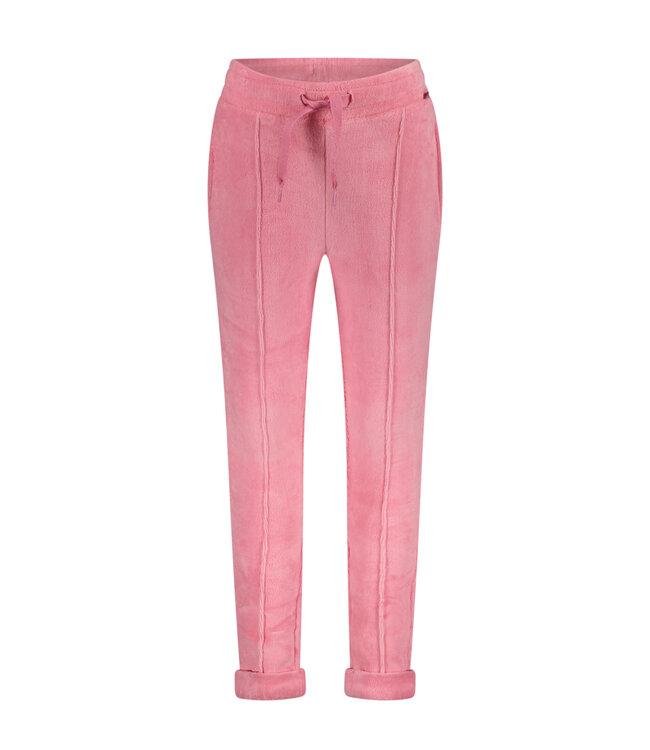 MAYCE Meisjes velvet broek - Roze