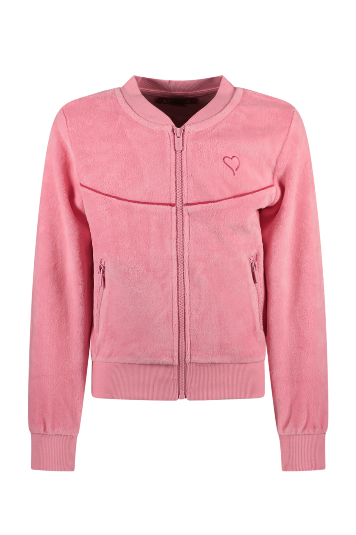 Meisjes velvet vest - Roze