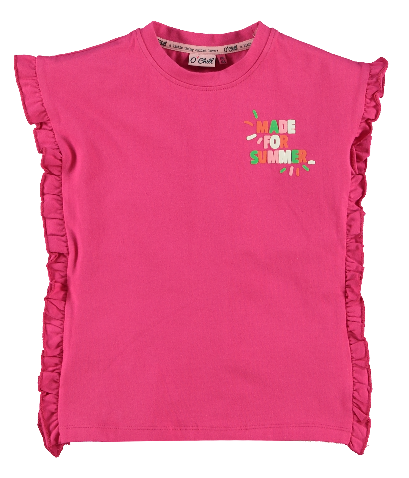 O'Chill Meisjes t-shirt - Marou - Roze