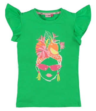 O'Chill Meisjes t-shirt - Tamar - Groen