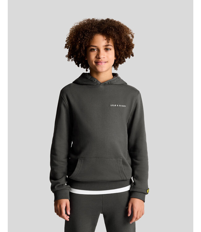 Lyle & Scott Sweater Script - Gun metal grijs