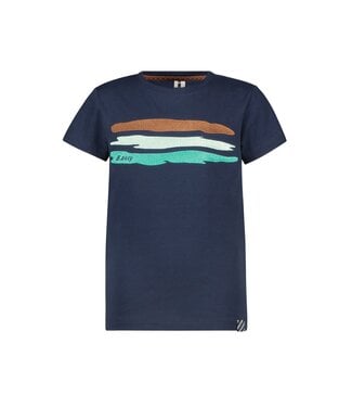 B.Nosy Jongens t-shirt - Morris - Navy blauw