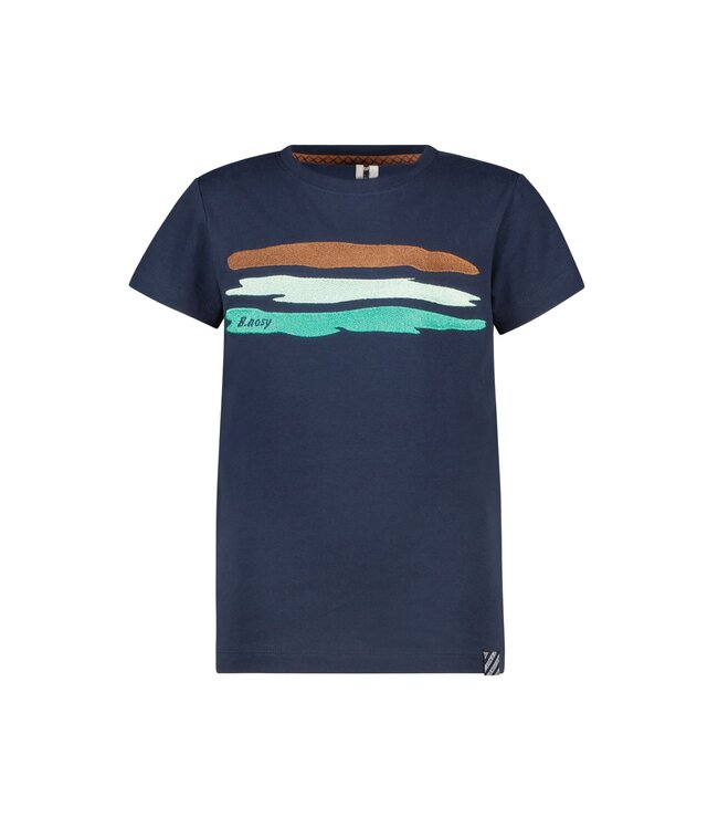 B.Nosy Jongens t-shirt - Morris - Navy blauw