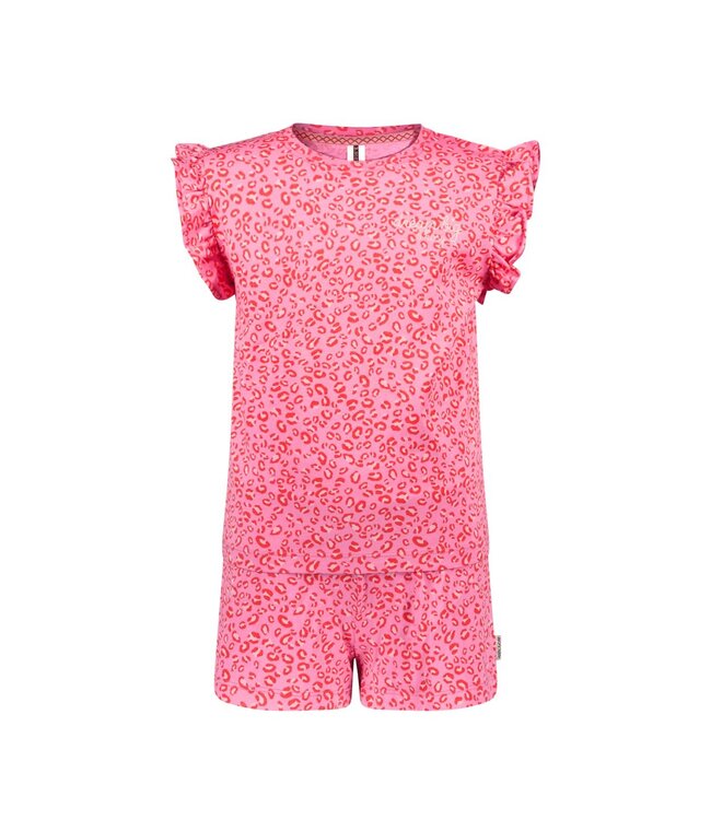 B.Nosy Meisjes pyjama - Skye - Sleep luipaard AOP