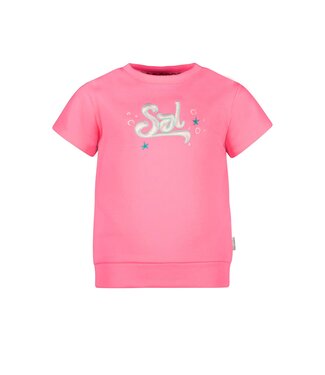 B.Nosy Meisjes sweater - Elin - Fluor roze