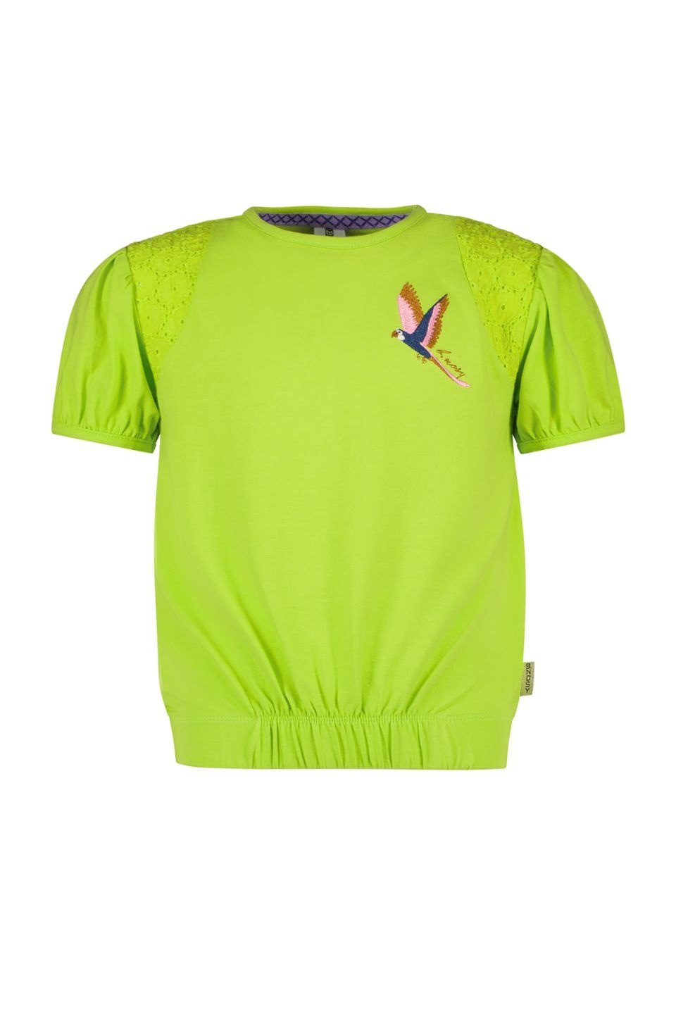 B. Nosy Y403-5471 Meisjes T-shirt - Toxic green - Maat 146-152