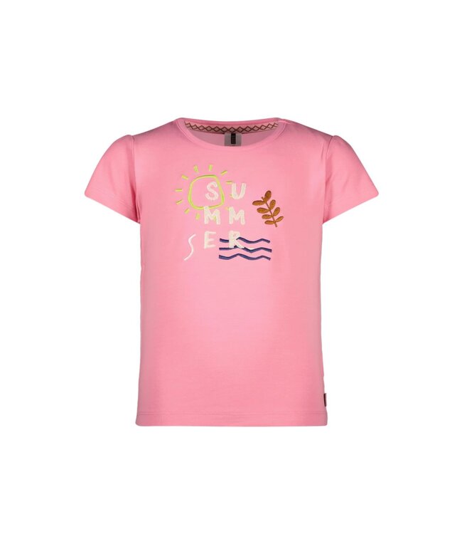 B.Nosy Meisjes t-shirt - Grace - Sugar roze