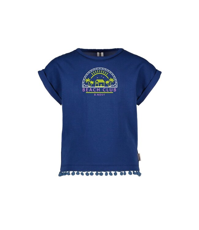 B.Nosy Meisjes t-shirt - Floor - Lake blauw