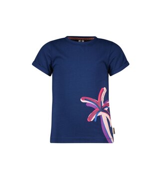 B.Nosy Meisjes t-shirt -Thirza - Lake blauw