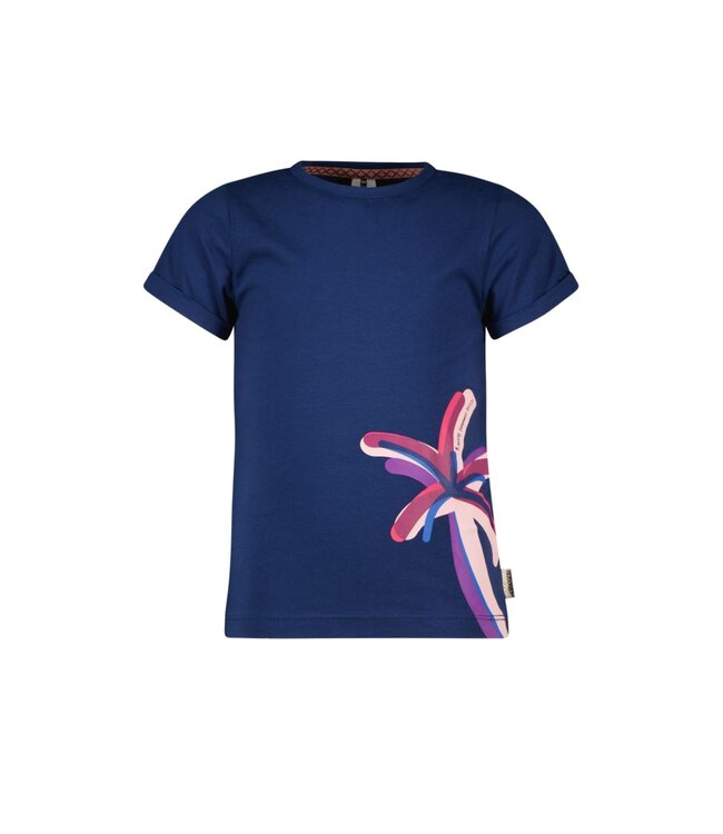 B.Nosy Meisjes t-shirt -Thirza - Lake blauw